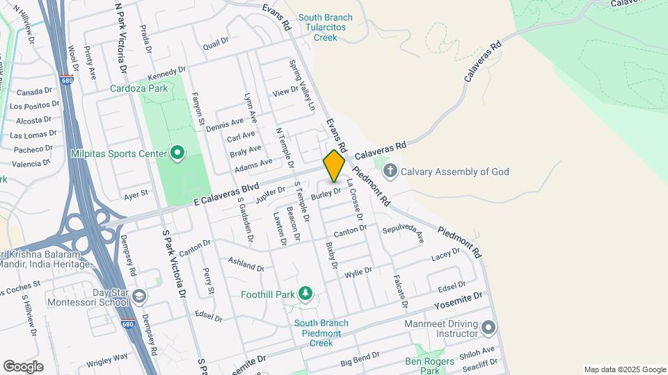 1837 Burley Dr Map and Location Details