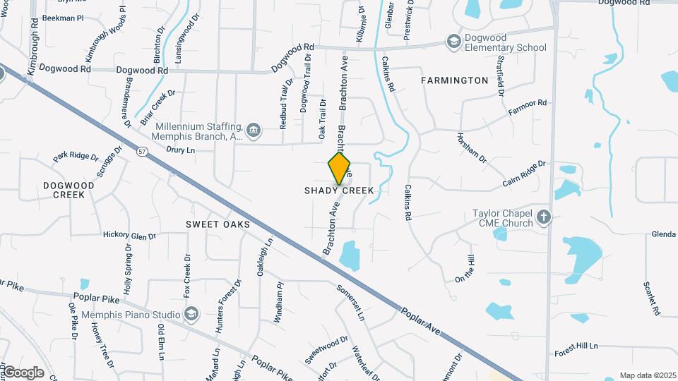 2585 Brachton Ave Map and Location Details