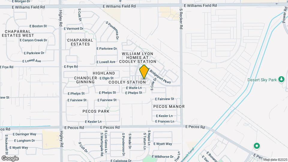 3746 E Larson Ln Map and Location Details