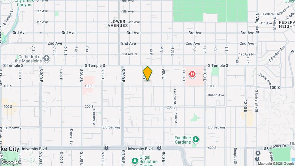 815 E 100 S Map and Location Details