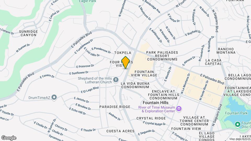 13600 N Fountain Hills Blvd Map and Location Details