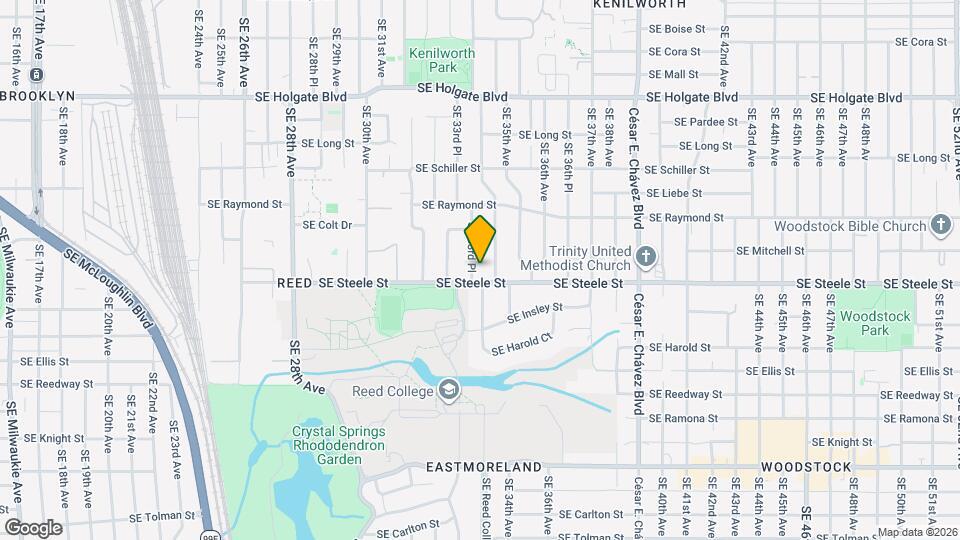 5220 SE 33rd Pl Map and Location Details