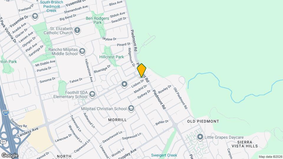 3617 Lisbon Dr Map and Location Details