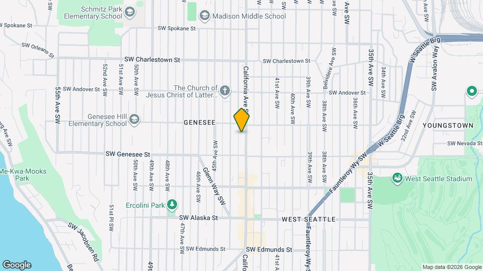 4123 California Ave SW Map and Location Details