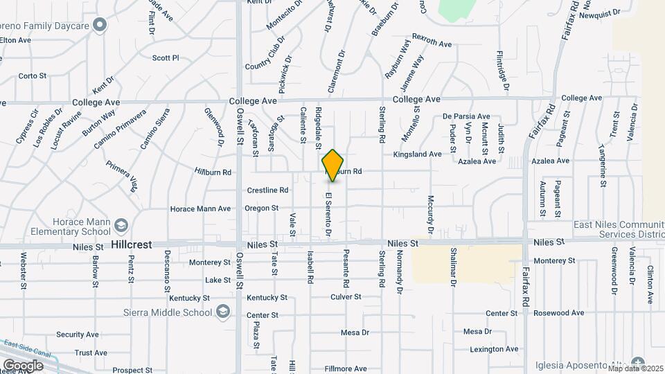 1509 El Serento Dr Map and Location Details