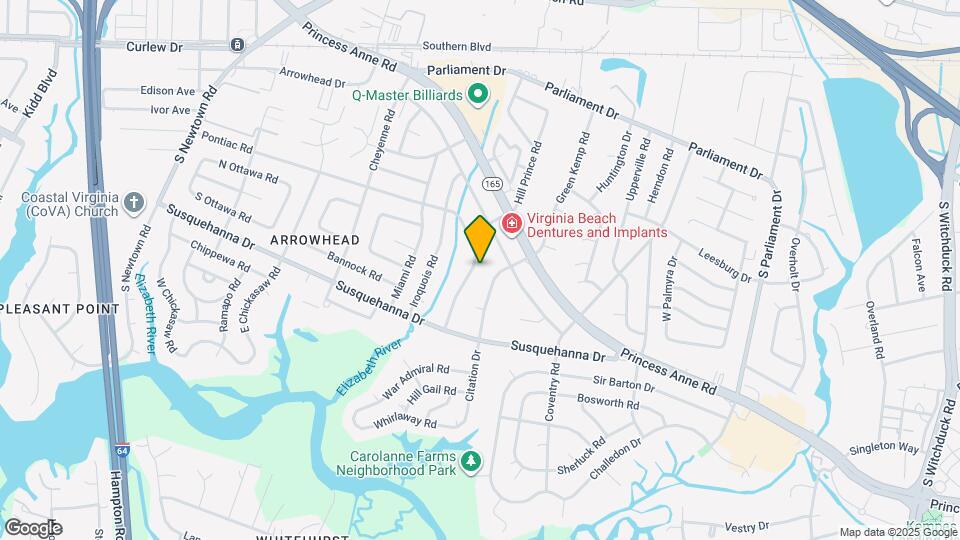 248 Hill Prince Rd Map and Location Details