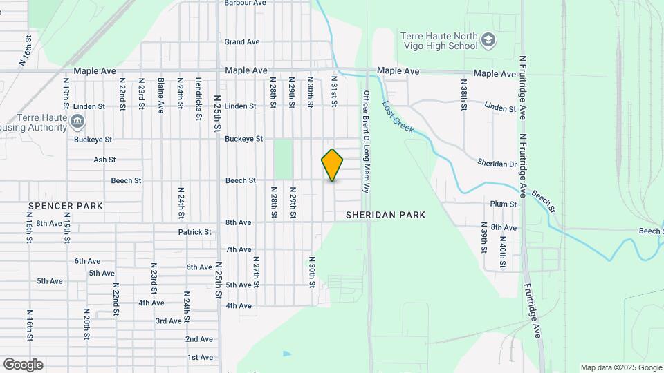 1750 N 31st St Map and Location Details