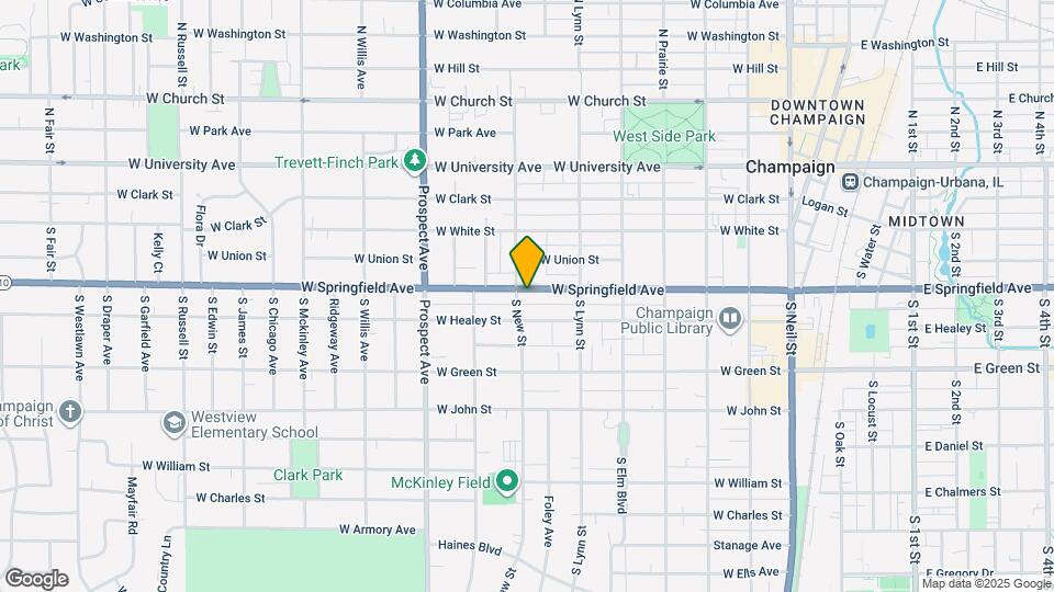 617 W Springfield Ave Mapa y Detalles de la Ubicación
