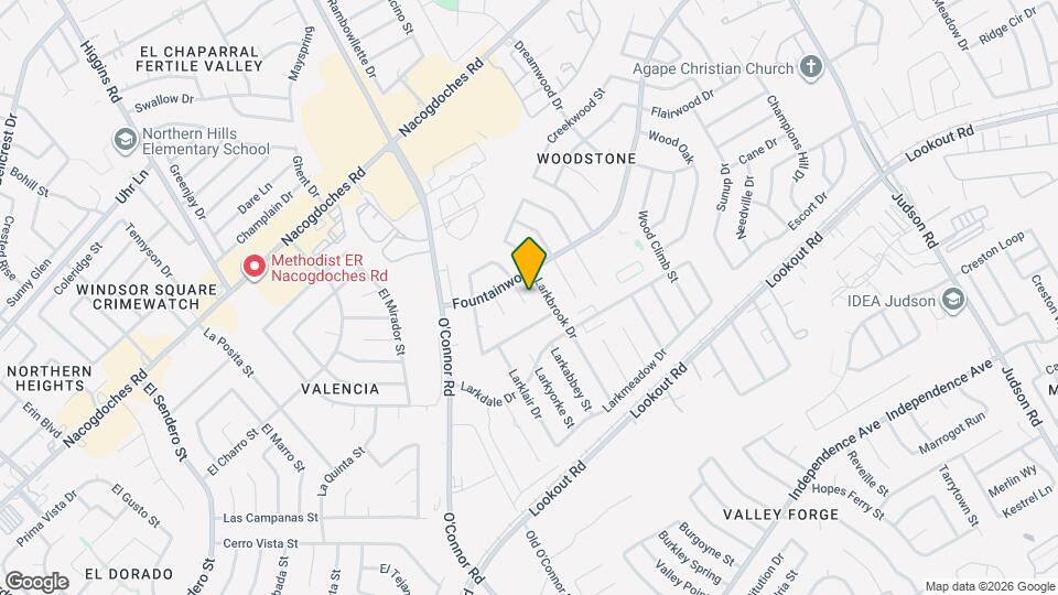 13406 Fawnwood St Mapa y Detalles de la Ubicación