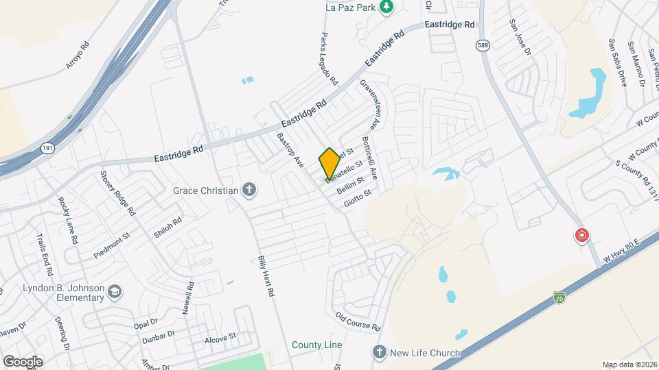 7204 Donatello St Map and Location Details