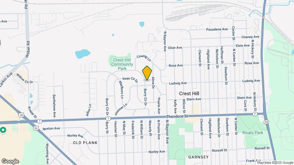 1843 Burry Cir Dr Map and Location Details