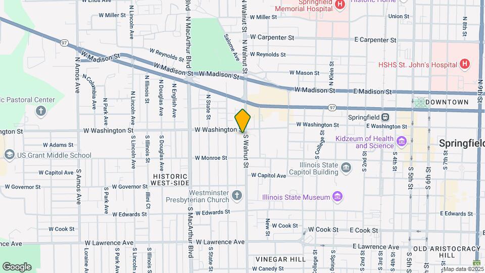 109 S Walnut St Map and Location Details