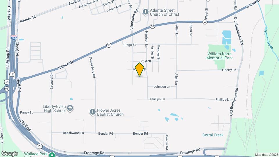 3007 Hollywood St Map and Location Details