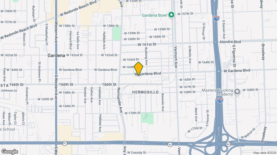 1248 W Gardena Blvd Map and Location Details