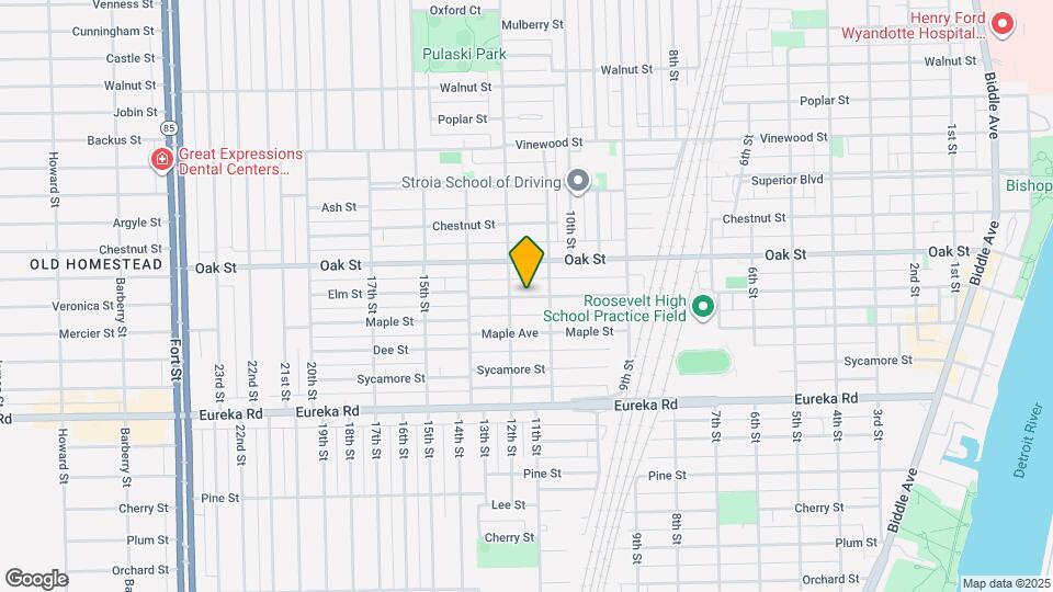 1144 Elm St Map and Location Details