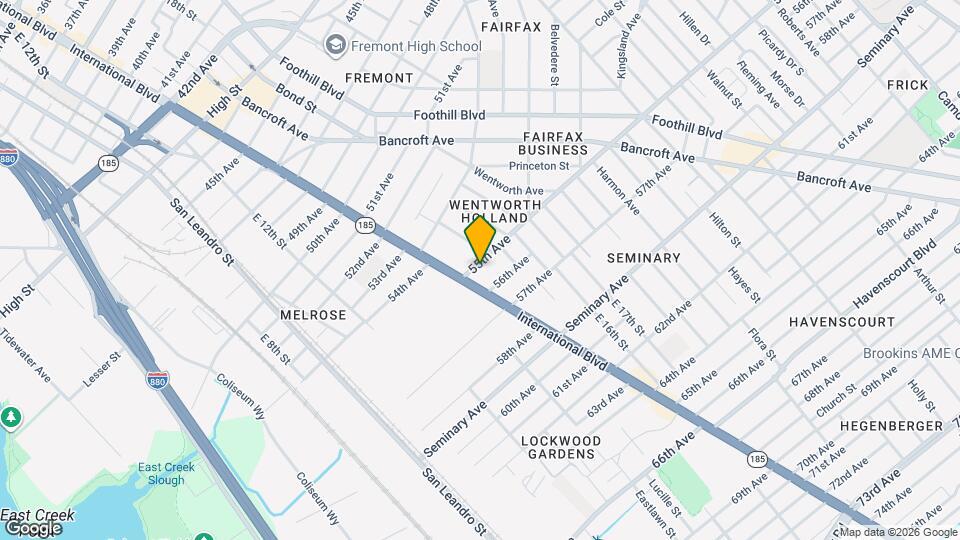 1418 55th Ave, Unit 1418 55th ave Oakland ca 94621 Map and Location Details