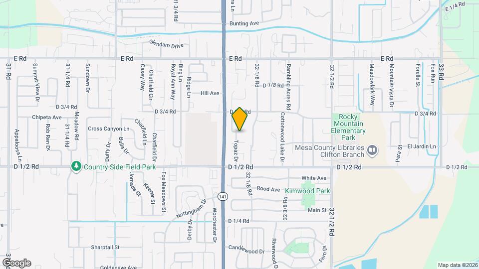 462 Topaz Dr Map and Location Details