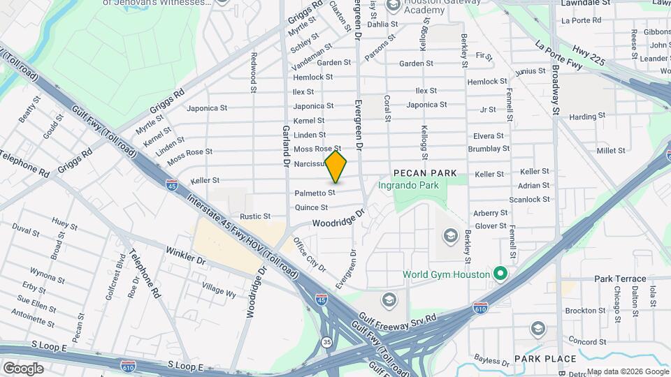 7115 Palmetto St Mapa y Detalles de la Ubicación