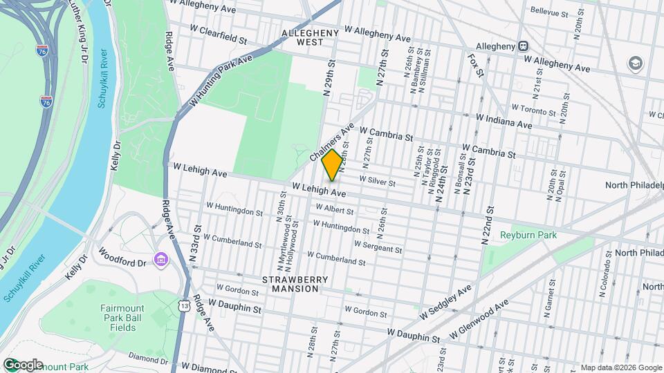 2811 W Lehigh Ave Map and Location Details