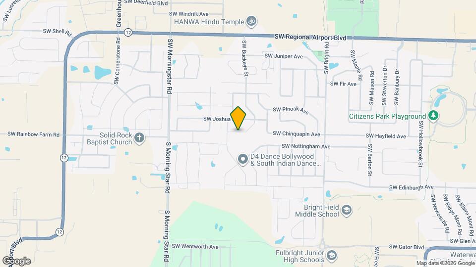 2707 SW Shackleton Ave Map and Location Details