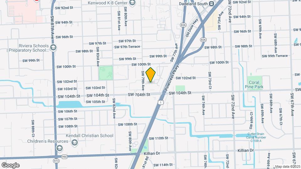 7844 SW 102nd Ln Mapa y Detalles de la Ubicación