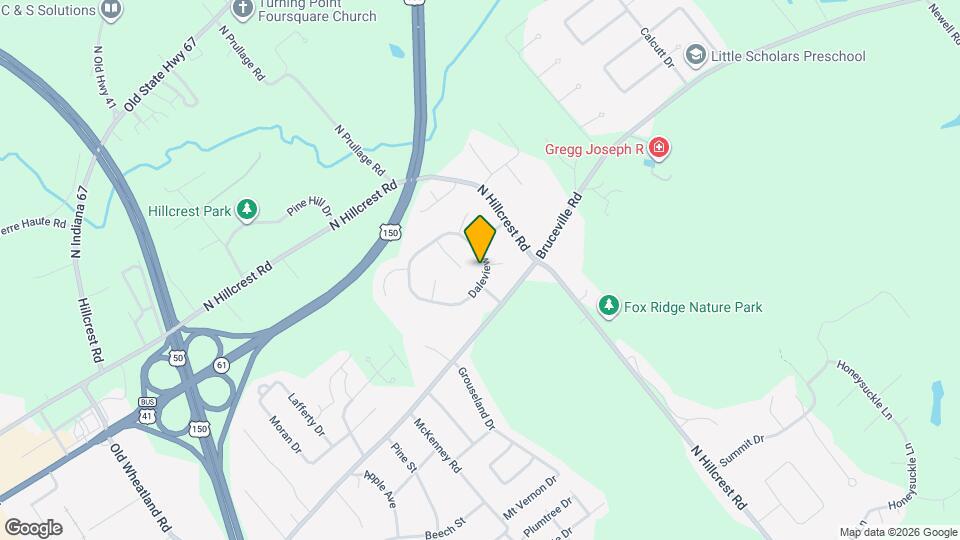 141 Daleview Dr, Unit Apt #A Map and Location Details