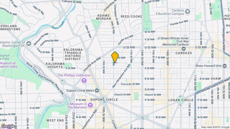 1815 18th St NW Mapa y Detalles de la Ubicación