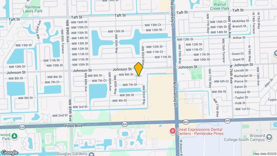 731 NW 84th Ave Map and Location Details