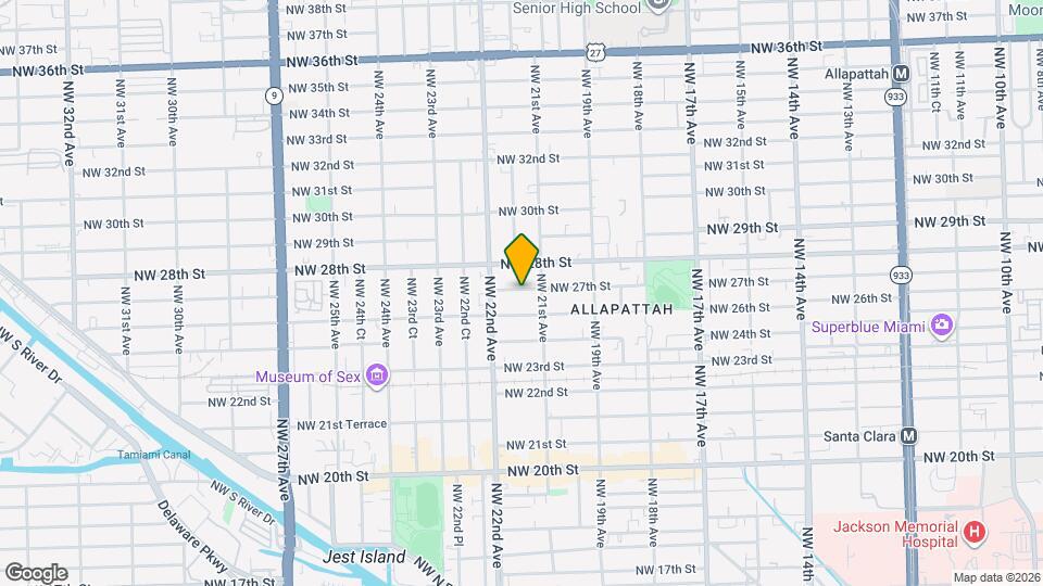 2142 NW 27th St Mapa y Detalles de la Ubicación