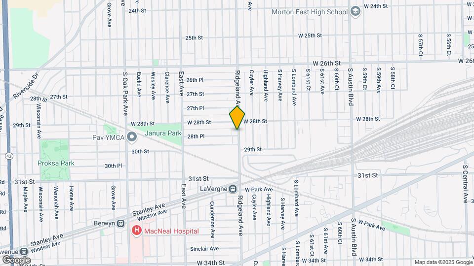 2818 Ridgeland Ave Map and Location Details