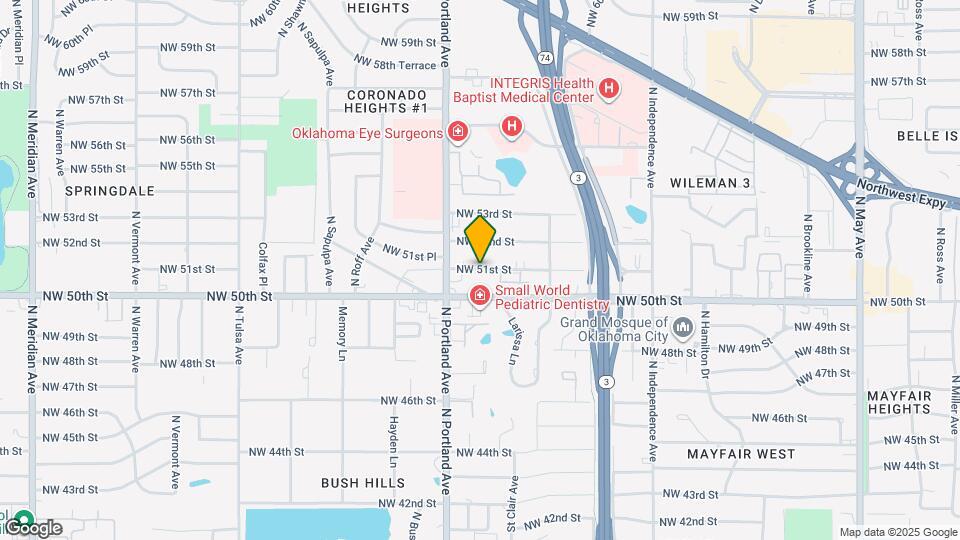 3611 NW 51st St Map and Location Details