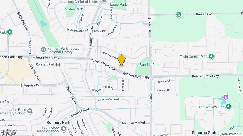 6390 San Simeon Dr Map and Location Details