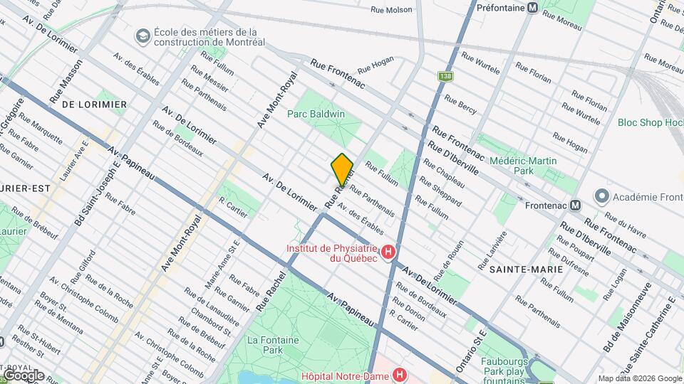 2166-2170 Rachel E Map and Location Details