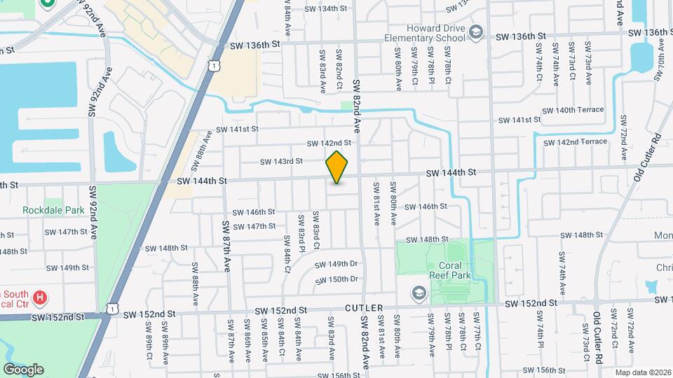 8265 SW 145th St Map and Location Details