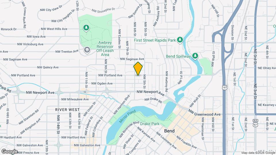 545 NW Portland Ave Mapa y Detalles de la Ubicación