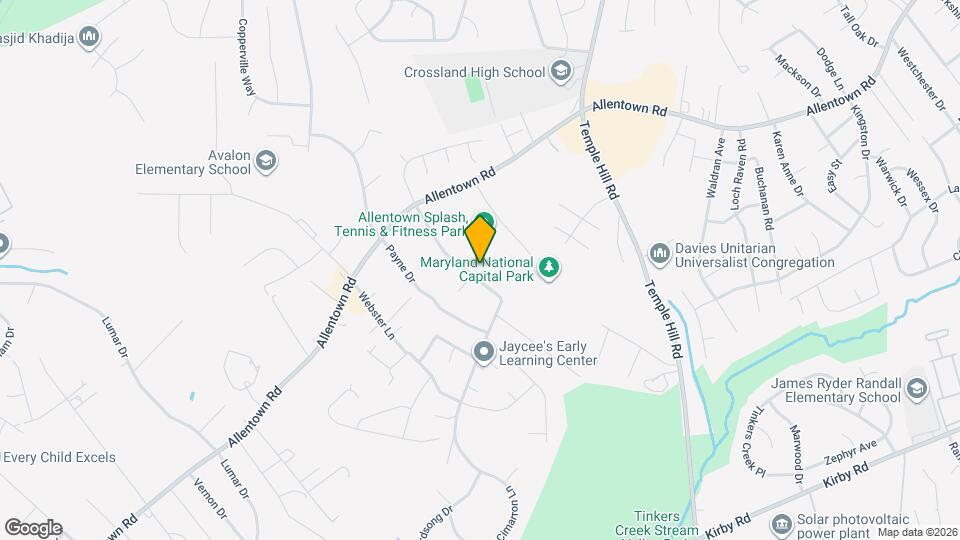 7416 Lanham Ln Mapa y Detalles de la Ubicación