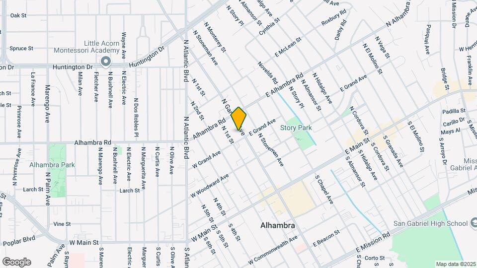 409 N Garfield Ave Mapa y Detalles de la Ubicación