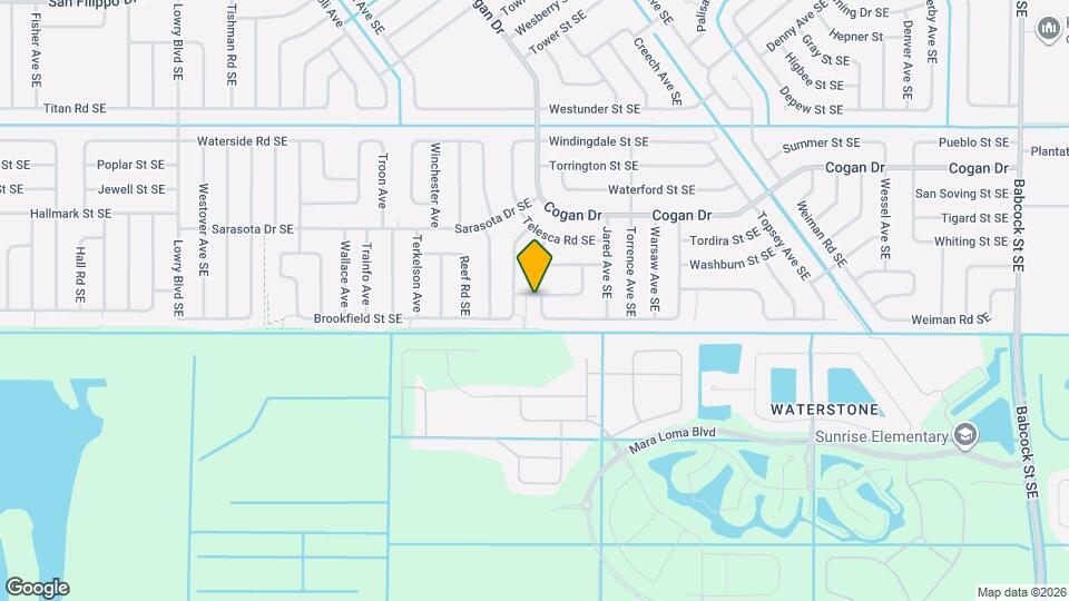 3206 Tarpon Ave SE Map and Location Details