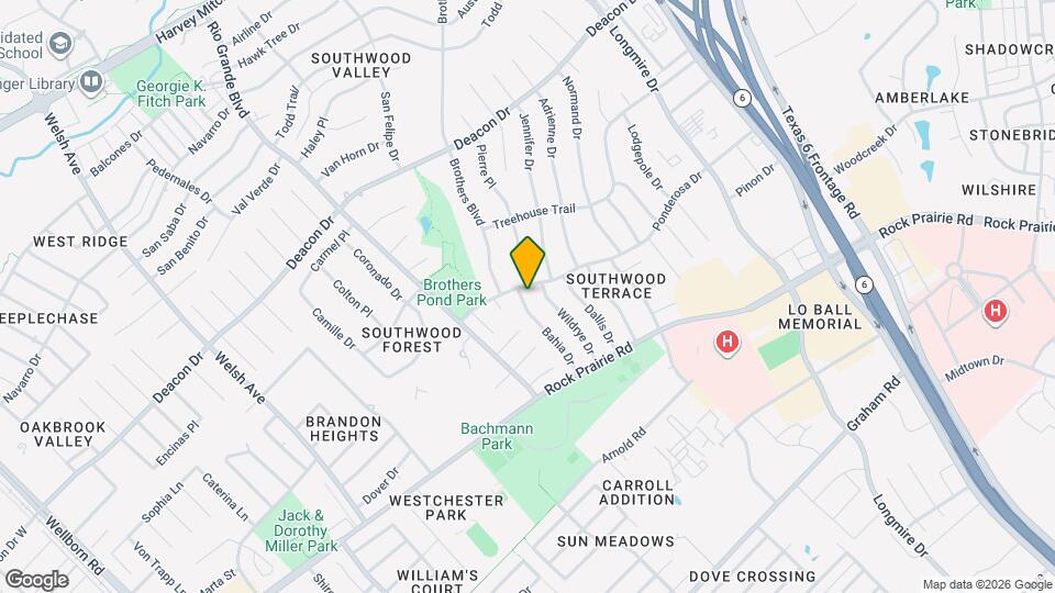 3203 Bahia Dr Map and Location Details