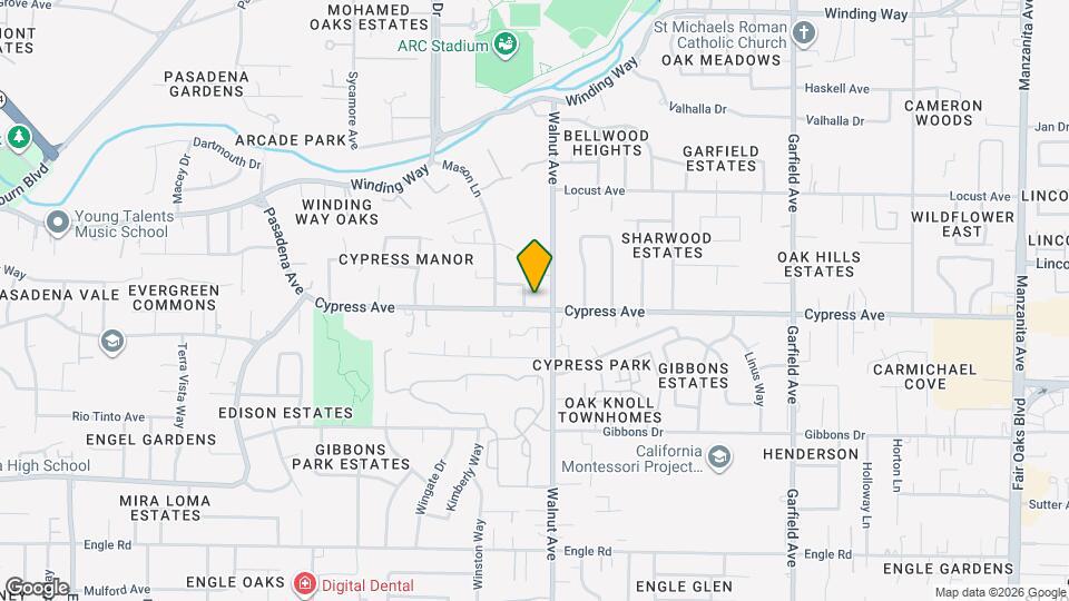 5039 Cypress Ave Map and Location Details