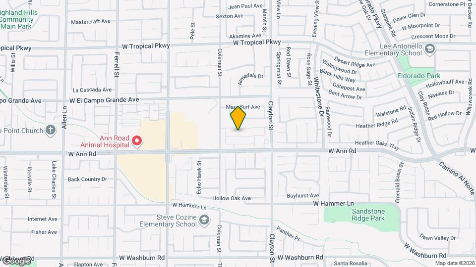 2216 Mystic Wave Rd Map and Location Details