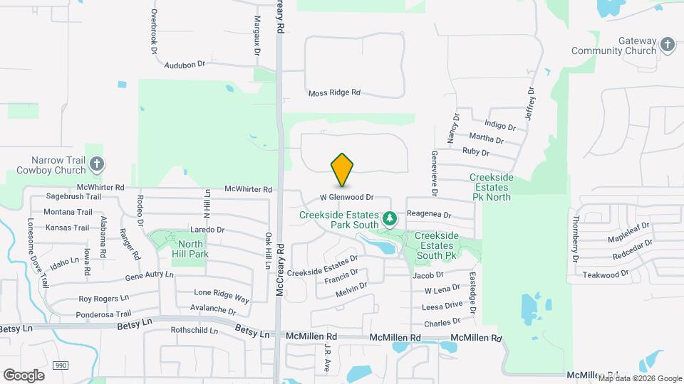 3210 W Glenwood Dr Map and Location Details