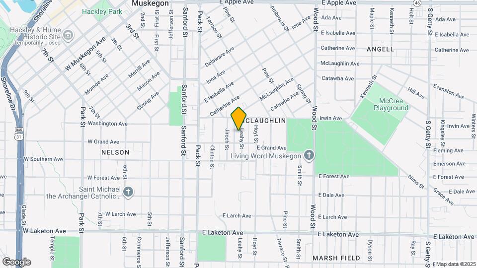 1461 Leahy St Map and Location Details