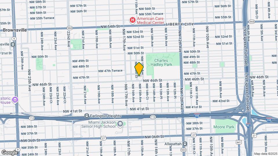 4615 NW 15th Ct Map and Location Details