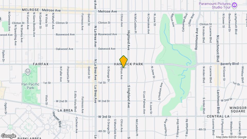 162 N Citrus Ave Map and Location Details