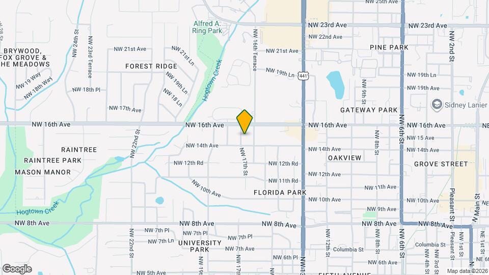 1417 NW 17th St Map and Location Details