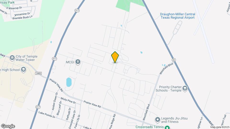 2203 Hornbeam St Mapa y Detalles de la Ubicación