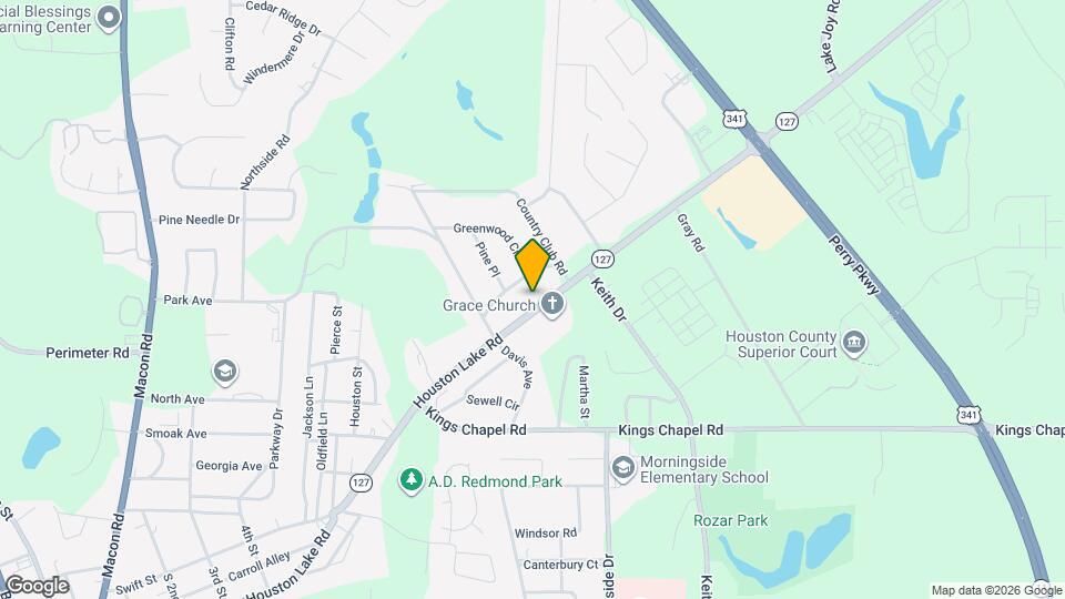 1739 Houston Lake Rd Map and Location Details