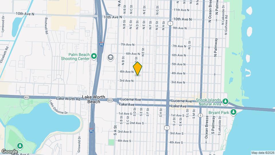 314 N D St Map and Location Details