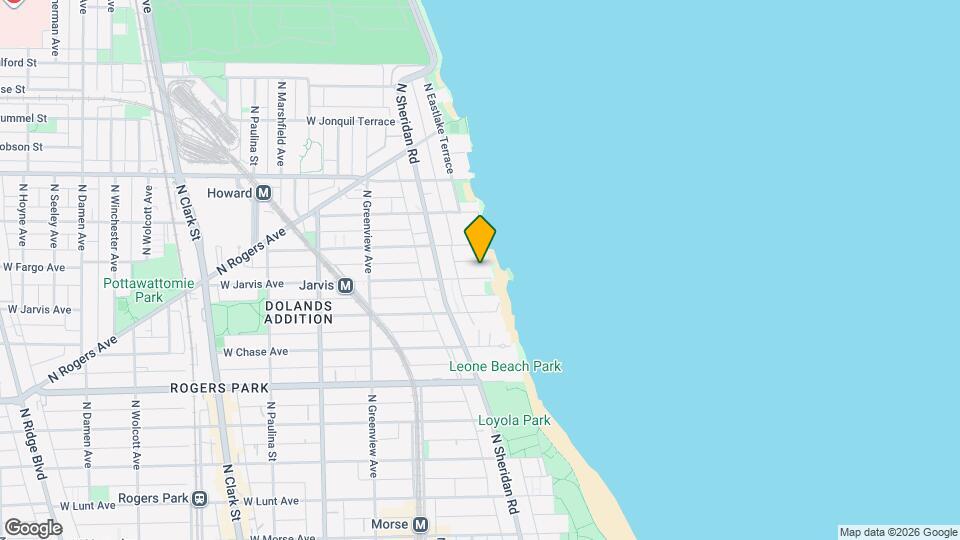 1216 W Jarvis Ave Map and Location Details